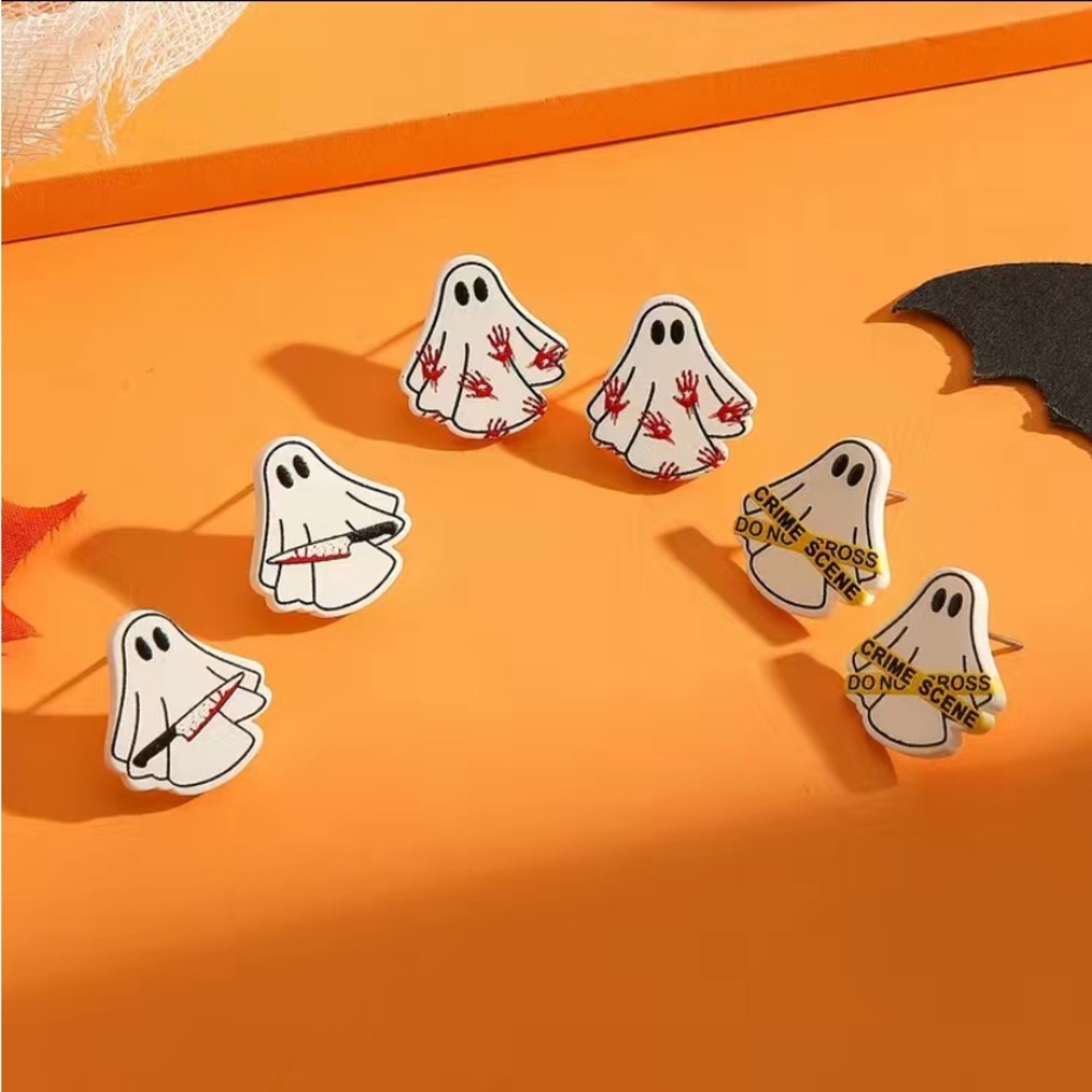 NWT Set of 3 Ghost Earrings - Picture 3 of 4